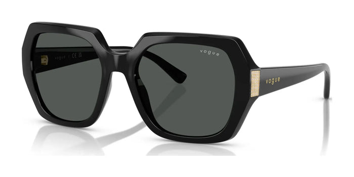Vogue VO5612SB Sunglasses | Size 55 / Black / Dark Grey (3N 9.3%) №W44/87