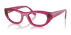Vogue VO5615 Eyeglasses / Transparent Fuchsia №2987 / Size 49