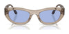 Vogue VO5616S Sunglasses | Size 51 / Total Dark Havana / Dark Brown (Polarized) (3P 13.4%) №271883