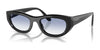 Vogue VO5616S Sunglasses | Size 51 / Black / Clear Gradient Light Blue (1N 49%) №W44/19