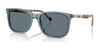 Vogue VO5618S Sunglasses | Size 57 / Transparent Petroleum / Dark Blue (Polarized) (2P 20.3%) №32034Y