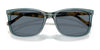 Vogue VO5618S Sunglasses | Size 57 / Transparent Brown / Dark Green (Polarized) (3P 11.6%) №32029A