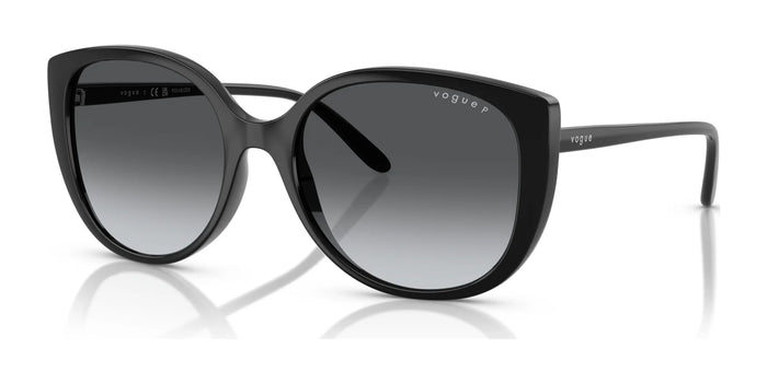 Vogue VO5623SF Sunglasses | Size 55 / Black / Gradient Grey (Polarized) (3P 12%) №W44/T3
