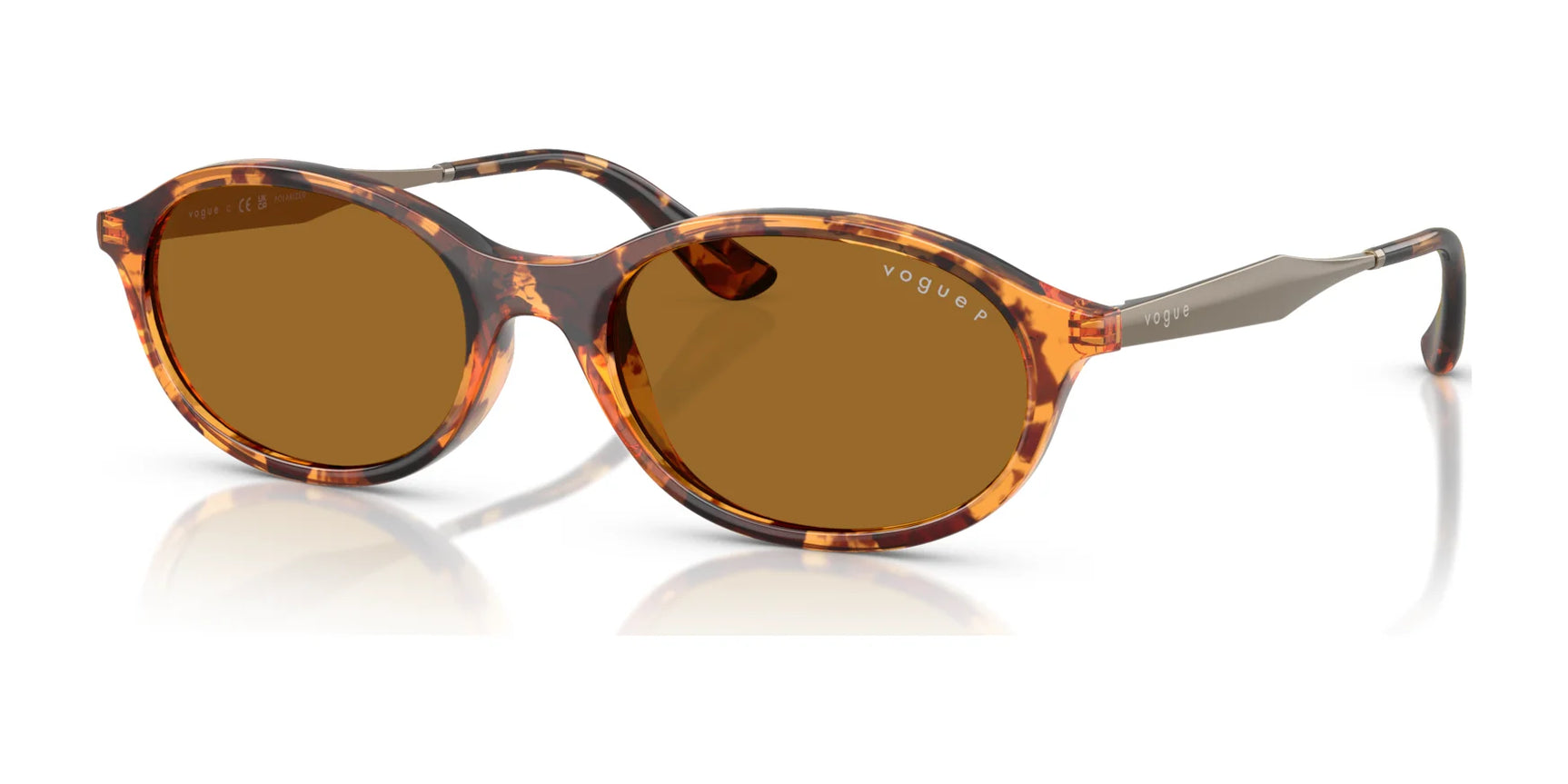 Vogue VO5625S Sunglasses Yellow Havana / Bronze  (Polarized)