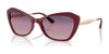 Vogue VO5626S Sunglasses | Size 56 / Full Cherry / Gradient Brown/Violet/Blue (2N)