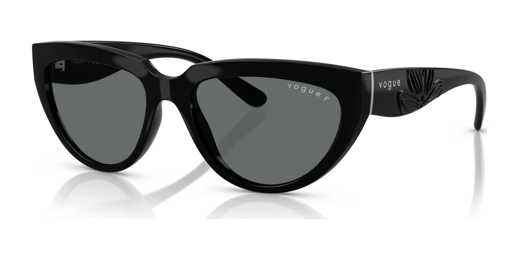 Vogue VO5629S Sunglasses Black / Dark Grey (Polarized)