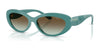 Vogue VO5630S Sunglasses | Size 55 / Full Light Petroleum / Green Gradient Brown (2N 25.5%) №3194E8