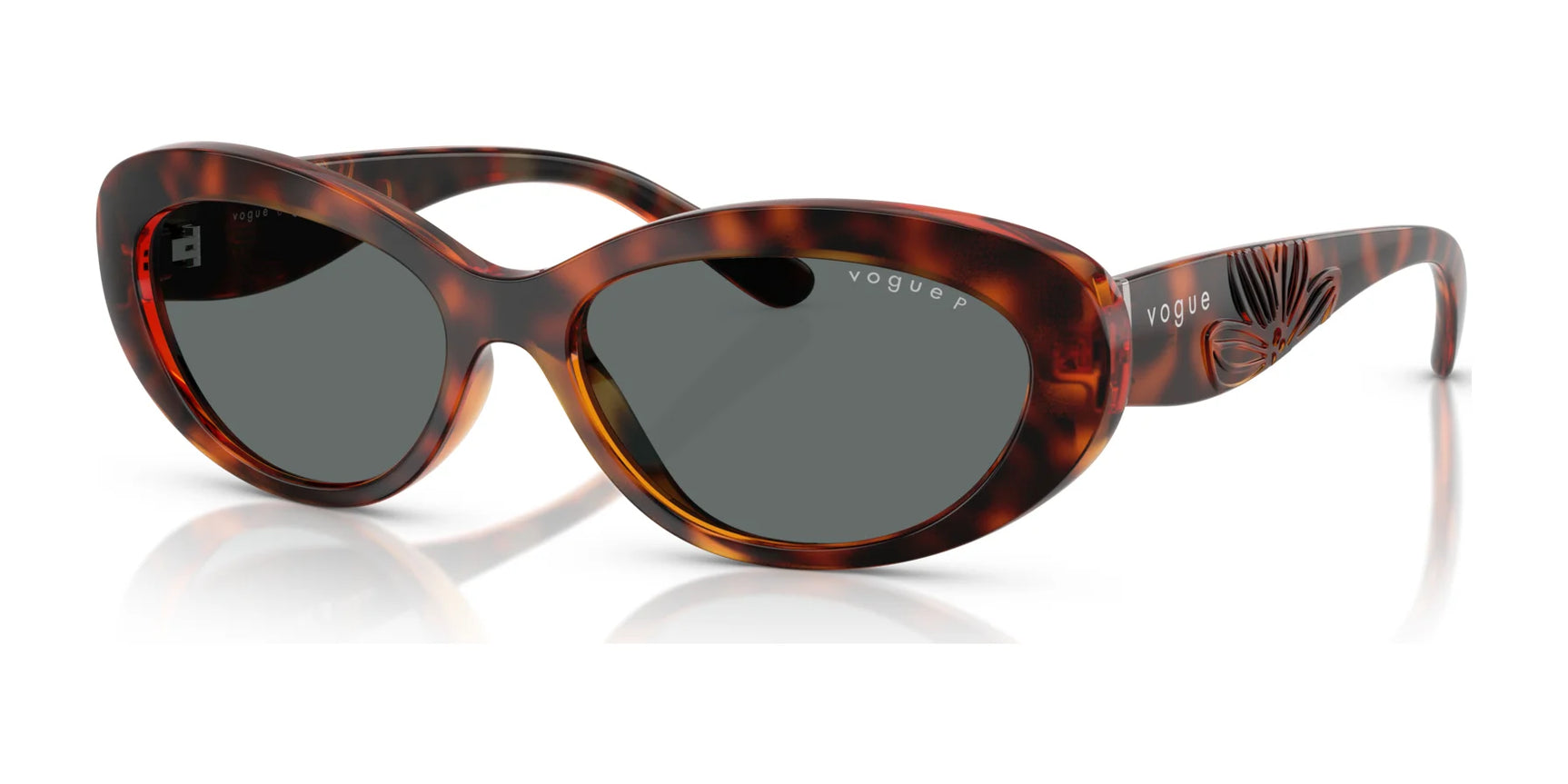 Vogue VO5630S Sunglasses Dark Havana / Dark Grey  (Polarized)
