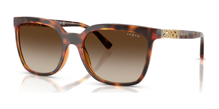 Vogue VO5633SB Sunglasses | Size 56 / Dark Havana / Gradient Brown (3N 16%) №W65613