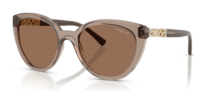 Vogue VO5634SB Sunglasses | Size 53 / Transparent Brown / Dark Brown (3N 9%) №294073