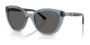 Vogue VO5634SB Sunglasses | Size 53 / Transparent Light Blue / Black Smoke (3N 12.5%) №296687