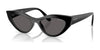 Vogue VO5637SU Sunglasses | Size 52 / Black / Black Smoke (3N 12.5%) №W44/87