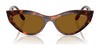 Vogue VO5637SU Sunglasses | Size 52 / Dark Havana / Dark Brown (Polarized) (3P 13.4%) №W65683