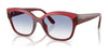 Vogue VO5638SU Sunglasses | Size 55 / Top Red/Opal Red / Clear Gradient Light Blue (1N 49%) №322119
