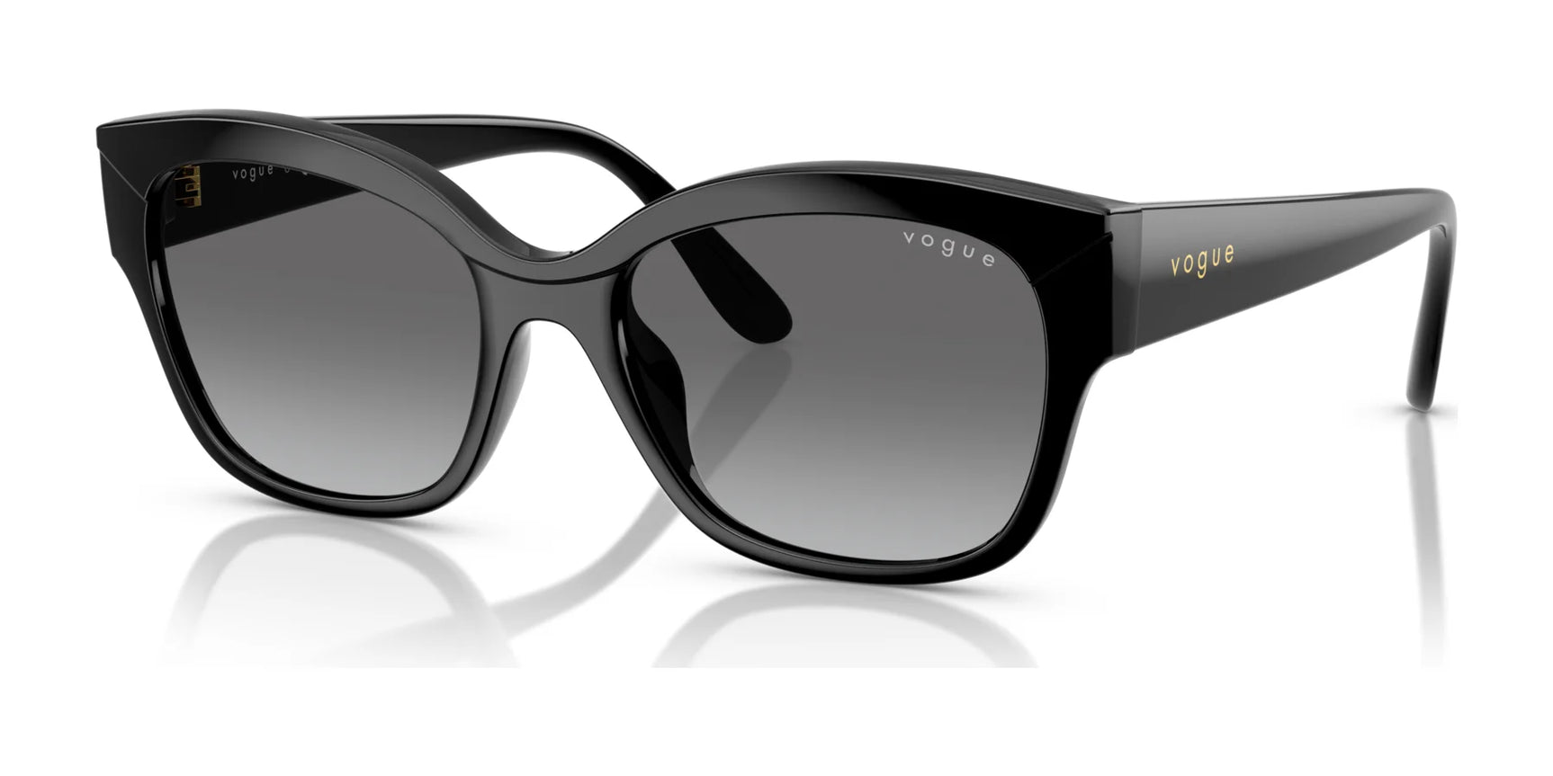 Vogue VO5638SU Sunglasses Black / Gradient Grey