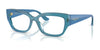 Vogue VO5639U Eyeglasses / Transparent Pearl Blue №3237 / Size 52