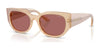 Vogue VO5641SU Sunglasses | Size 53 / Transparent Pearl Cream / Dark Violet (2N 20.3%) №323469