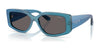 Vogue VO5642SU Sunglasses | Size 55 / Transparent Pearl Blue / Black Smoke (3N 10.9%) №323787
