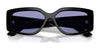 Vogue VO5642SU Sunglasses | Size 55 / Black / Dark Grey (Polarized) (3P 15%) №W44/81