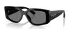 Vogue VO5642SU Sunglasses | Size 55 / Black / Dark Grey (Polarized) (3P 15%) №W44/81