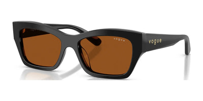 Vogue VO5658SU Sunglasses Black / Dark Brown