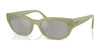 Vogue VO5669S Sunglasses | Size 54 / Opaline Green / Light Grey Mirror Silver (3N 15.6%) №32546G