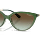 Gradient Green/Transparent Green