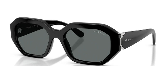 Vogue VO5675S Sunglasses | Size 54 / Black / Dark Grey (Polarized) (3P 10%) №W44/81