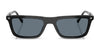 Vogue VO5687S Sunglasses | Size 55 / Black / Blue Silver Mirror (Polarized) (2P 20.3%) №W44/4Y