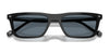 Vogue VO5687S Sunglasses | Size 55 / Black / Blue Silver Mirror (Polarized) (2P 20.3%) №W44/4Y