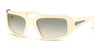 Vogue VO5688SB Sunglasses | Size 55 / Full Ivory / Light Brown Gradient Light Green (1N 48.3%) №31672C
