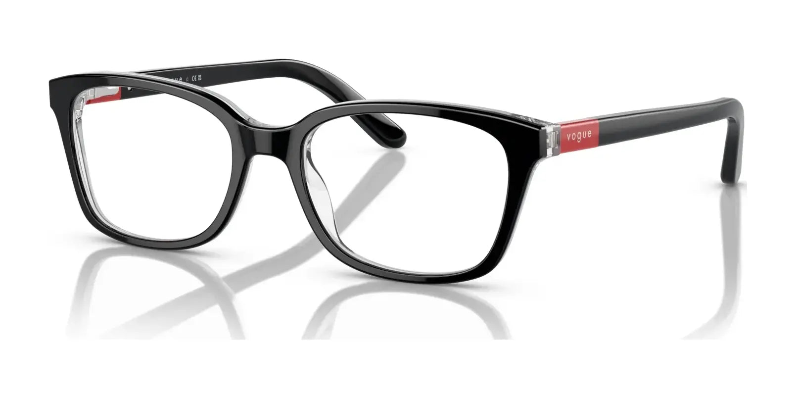 Vogue VY2001 Eyeglasses Top Black / Crystal