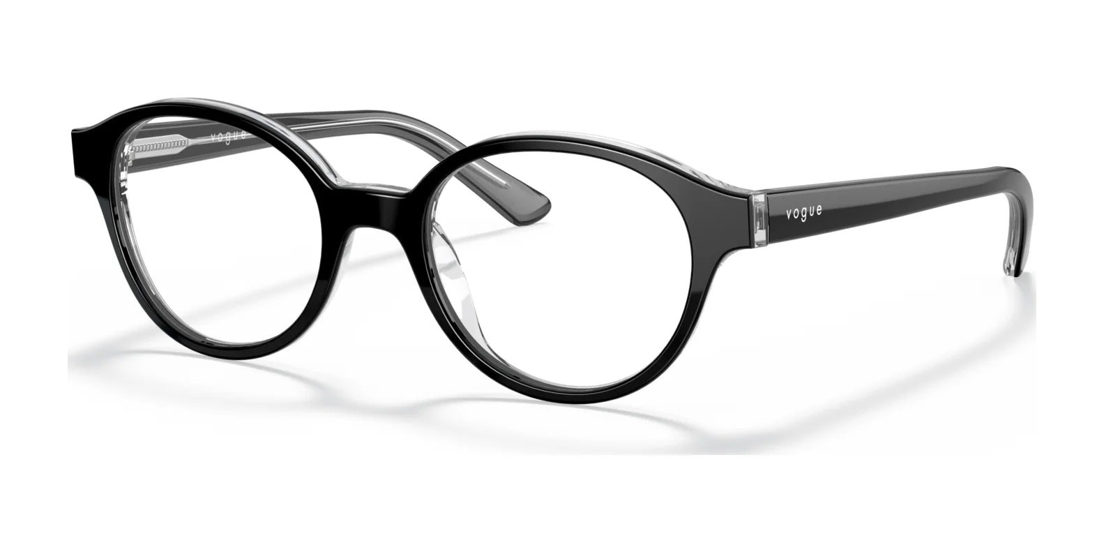 Vogue VY2005 Eyeglasses Top Black On Transparent