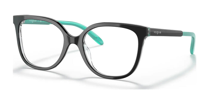 Vogue VY2012 Eyeglasses | Size 47 / Top Black / Transparent №W827