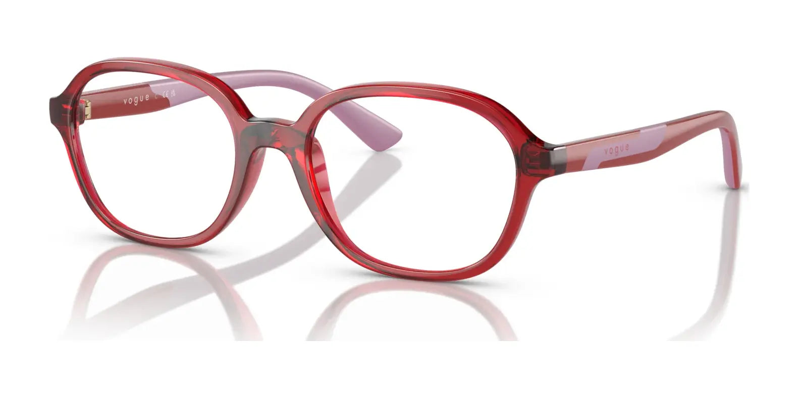 Vogue VY2018 Eyeglasses Transparent Dark Red