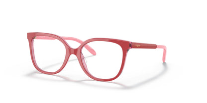 Vogue VY2012 Eyeglasses Top Red / Pink Transparent