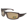 Wiley X AIRBORNE Sunglasses / Gloss Rootbeer Brown / Light Adjusting Bronze Brown