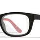 Gloss Black With Red Temple