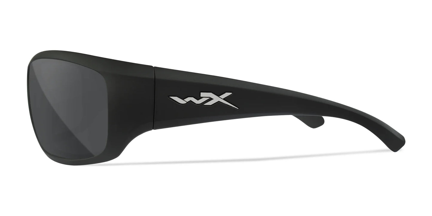 Wiley X OMEGA Sunglasses Matte Black / CAPTIVATE™ Polarized Grey