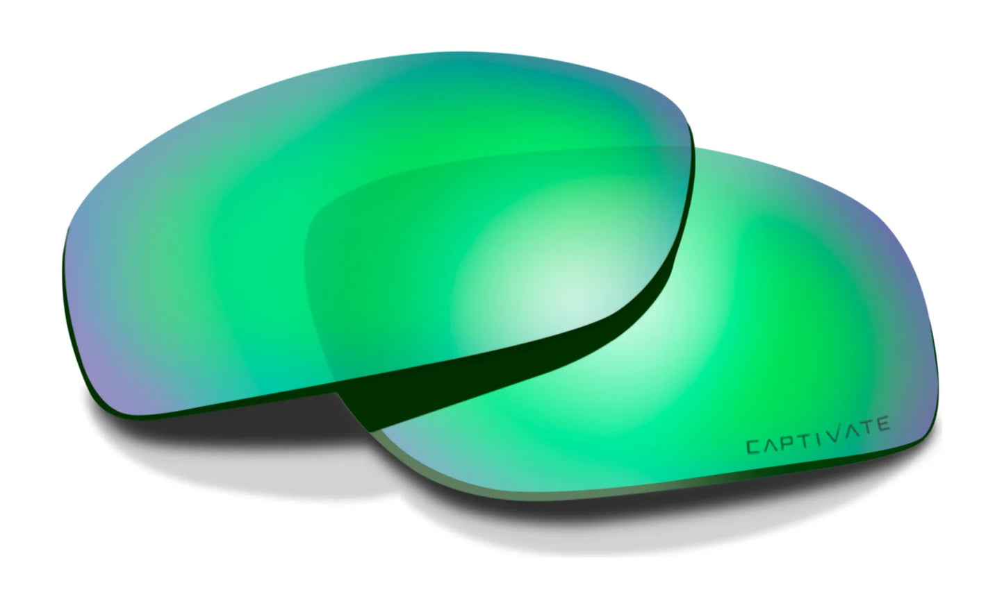 Wiley X P-17 Lens / CAPTIVATE™ Polarized Green Mirror