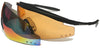 Wiley X PT-2 Shield Sunglasses / Black / Crimson Mirror / Light Rust