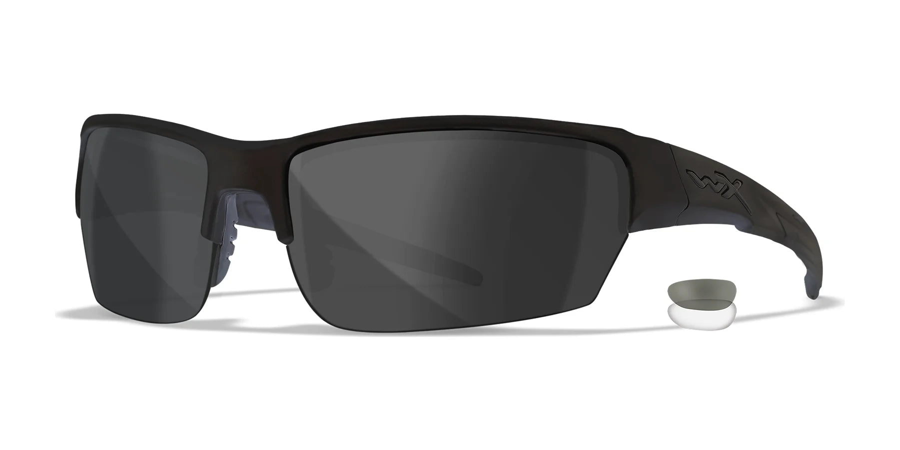 Wiley X SAINT Safety Glasses Matte Black / Clear, Smoke Grey