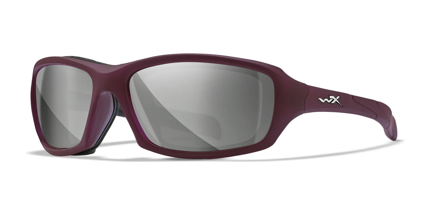 Wiley X SLEEK Sunglasses Matte Violet / Silver Flash