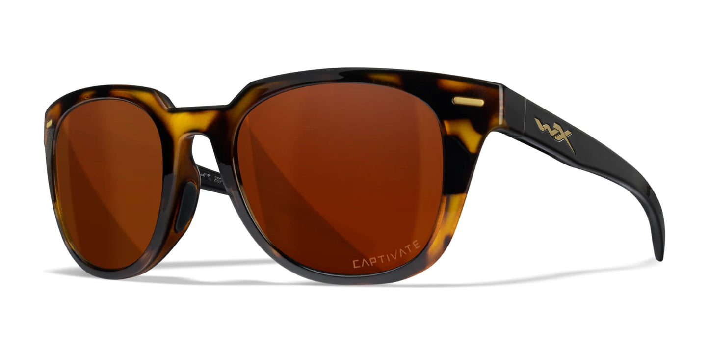 Wiley X ULTRA Sunglasses Gloss Demi / CAPTIVATE™ Polarized Copper