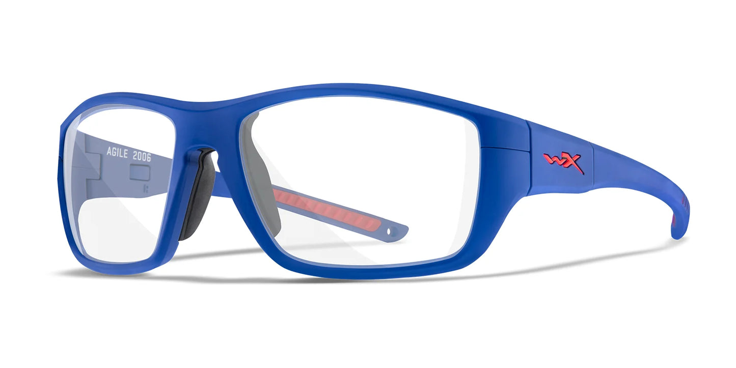 Wiley X AGILE Eyeglasses Matte Navy Blue / Clear