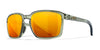 Wiley X ALFA Sunglasses | Size 56 / Gloss Crystal Light Olive / CAPTIVATE™ Polarized Bronze Mirror