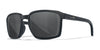 Wiley X ALFA Sunglasses | Size 56 / Matte Black / CAPTIVATE™ Polarized Grey