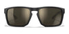 Wiley X APEX Sunglasses | Size 56 / Gloss Black / CAPTIVATE™ Polarized Blue Mirror
