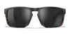 Wiley X APEX Sunglasses | Size 56 / Gloss Black / CAPTIVATE™ Polarized Blue Mirror