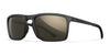 Wiley X AXE Sunglasses | Size 56 / Matte Black / CAPTIVATE™ Polarized Tungsten Mirror